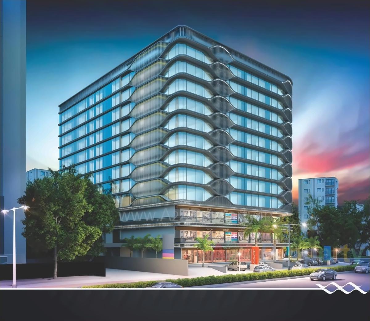 3D Elevation of real estate project Samanvay Silver located at Akota, Vadodara, Gujarat