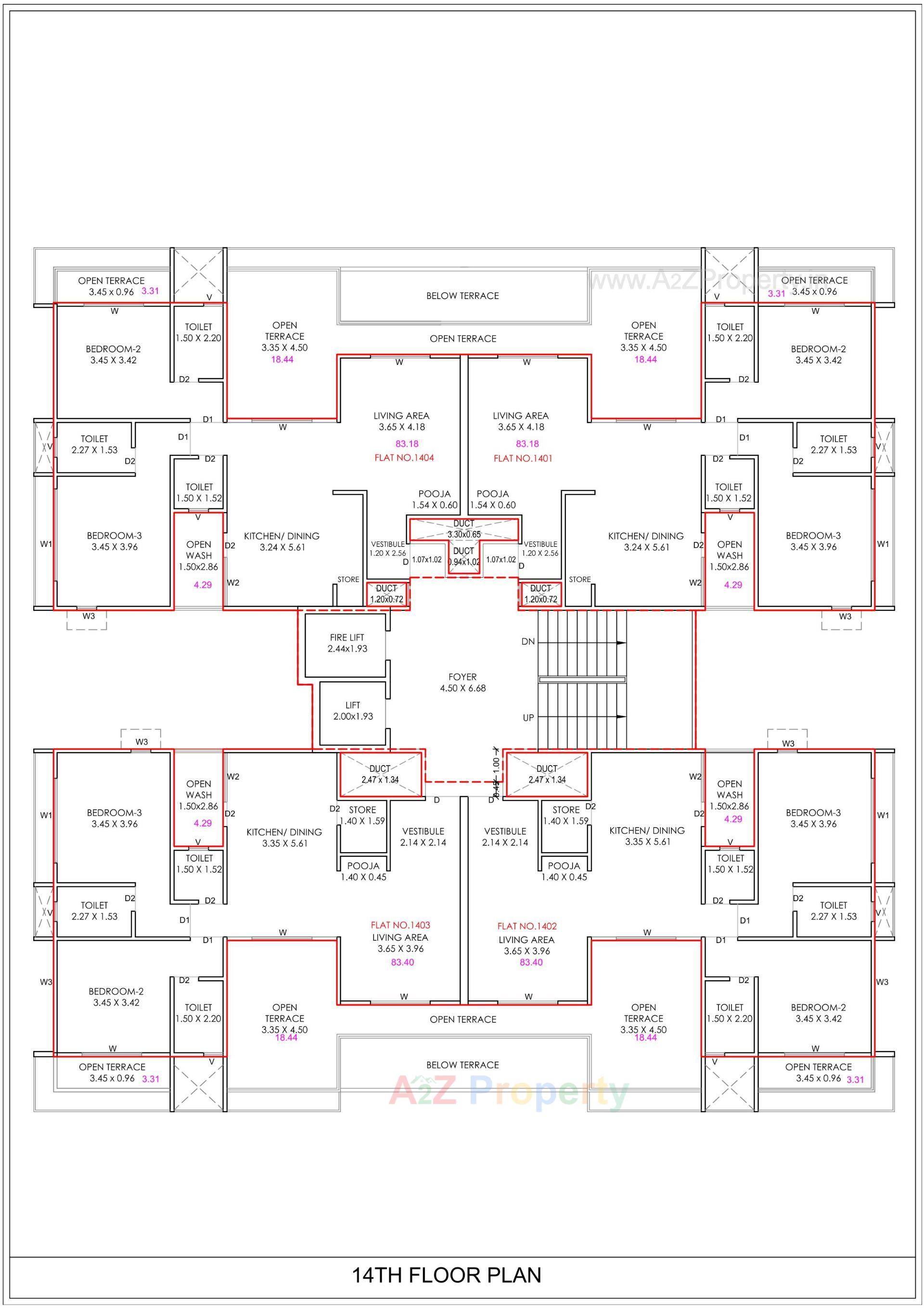 Layout of real estate project Samanvay South Park located at Ankodiya, Vadodara, Gujarat