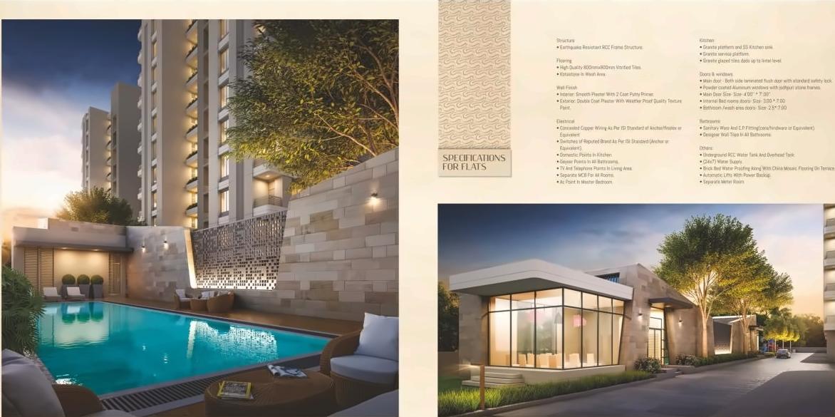 3D Elevation of real estate project Samanvay Splendid located at Sevasi, Vadodara, Gujarat