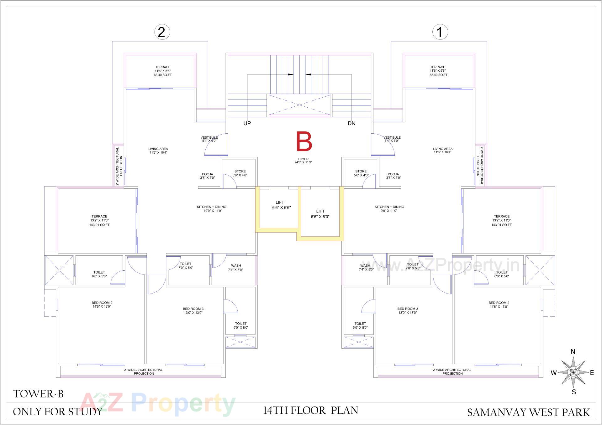 Layout of real estate project Samanvay West Park located at Ankodiya, Vadodara, Gujarat