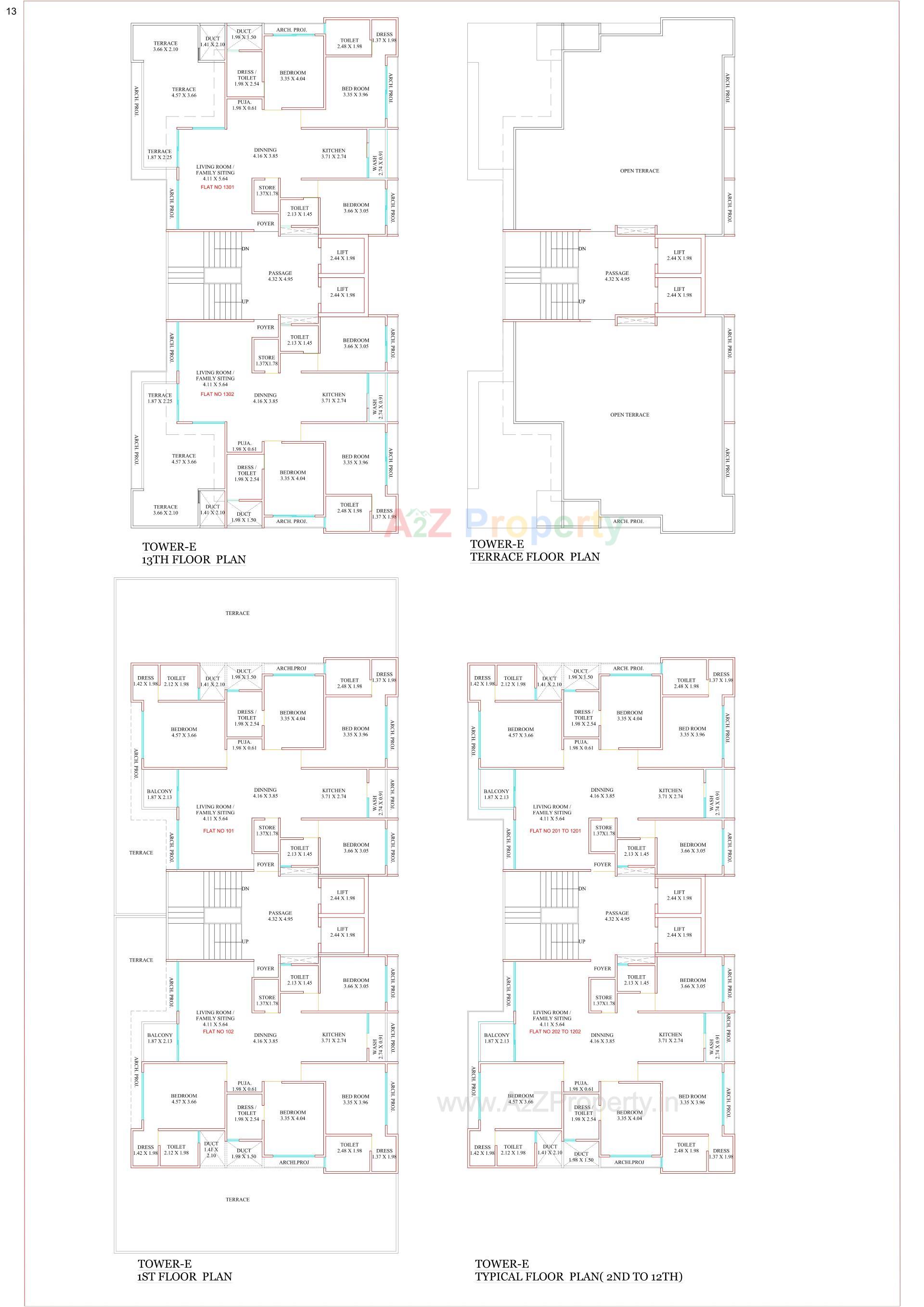 Layout of real estate project Samanvay Westbank located at Sevasi, Vadodara, Gujarat
