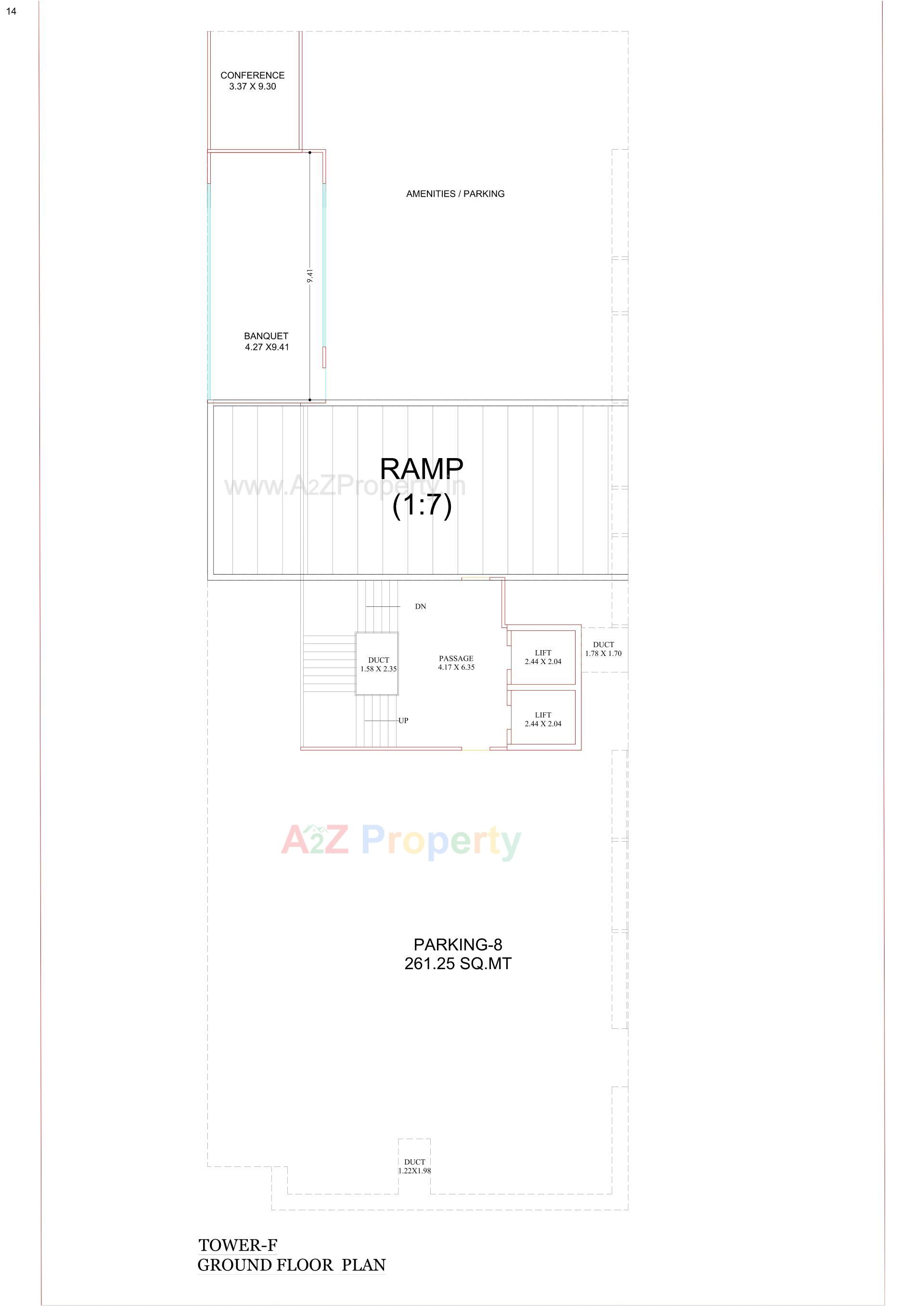 Layout of real estate project Samanvay Westbank located at Sevasi, Vadodara, Gujarat
