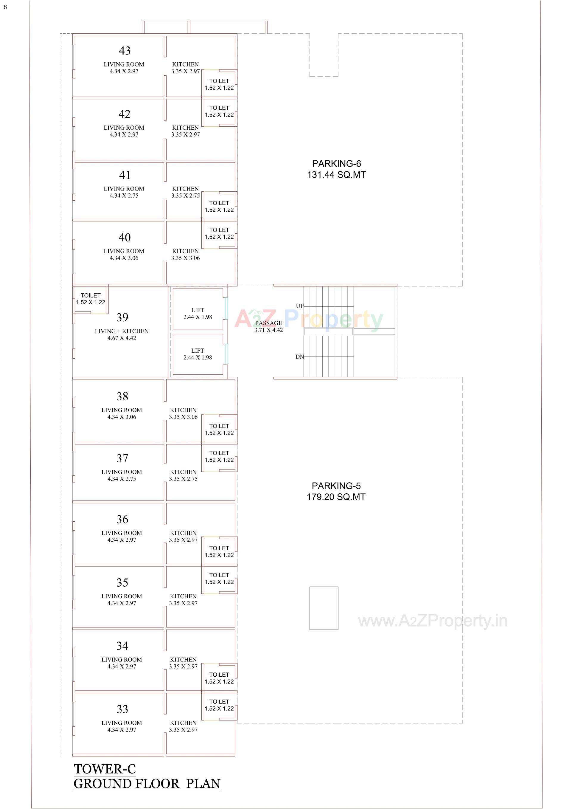  of real estate project Samanvay Westbank located at Sevasi, Vadodara, Gujarat