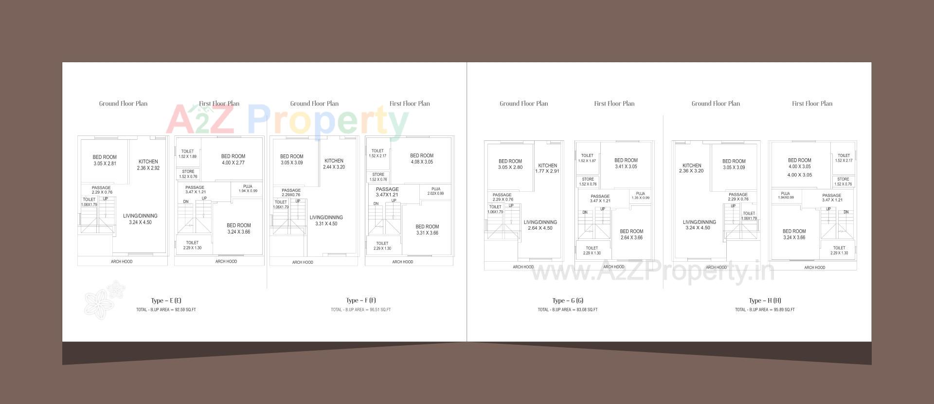 Layout of real estate project Samartha Meadows located at Kapurai, Vadodara, Gujarat