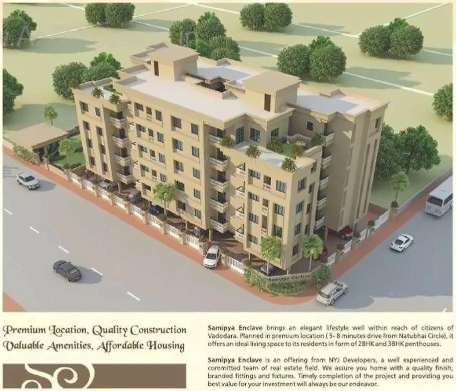  of real estate project Samipya Enclave located at Gotri, Vadodara, Gujarat
