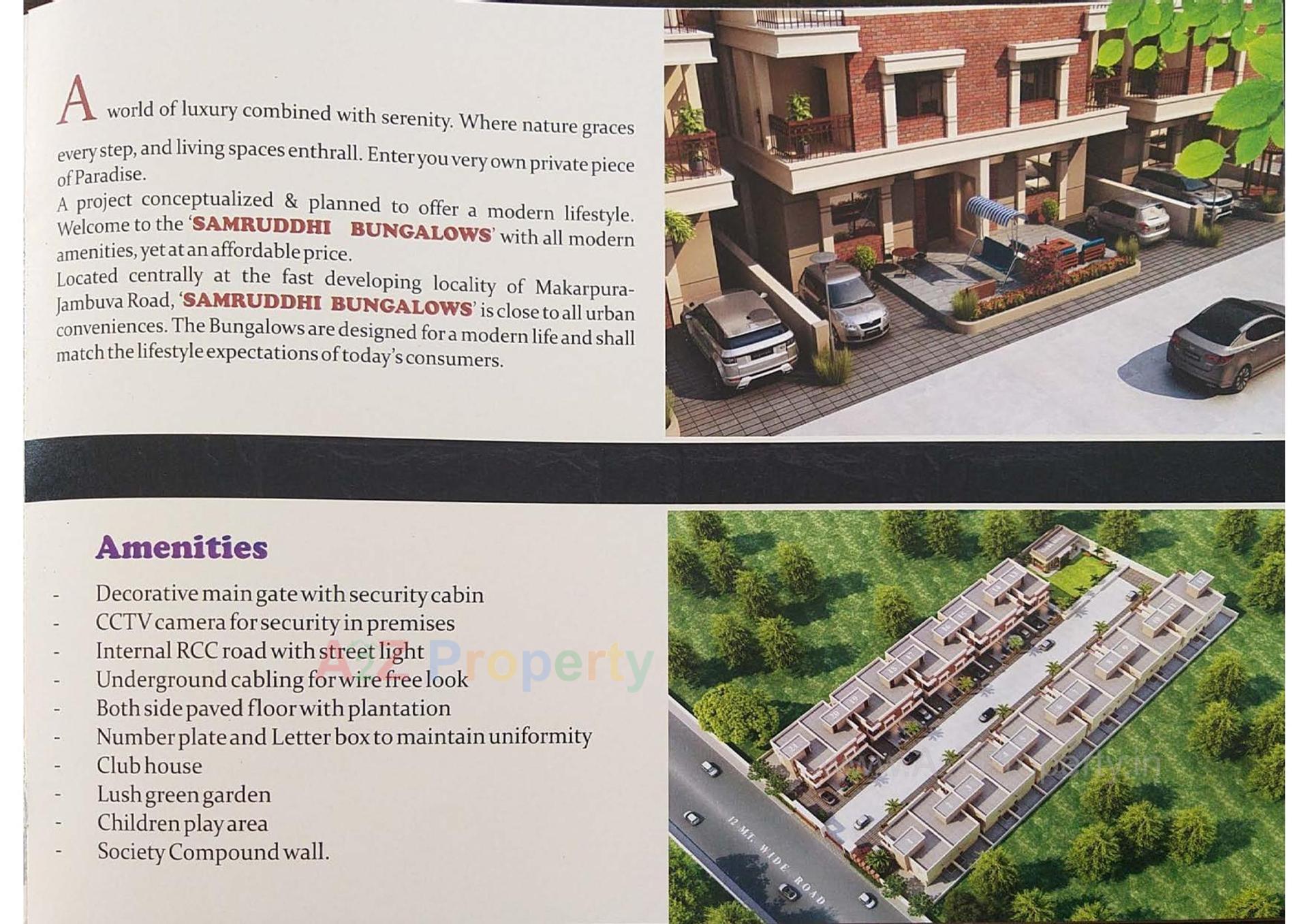  of real estate project Samruddhi Bungalows located at Vadodara, Vadodara, Gujarat