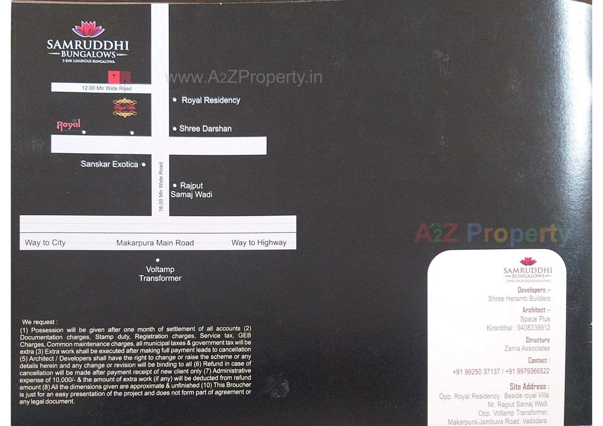  of real estate project Samruddhi Bungalows located at Vadodara, Vadodara, Gujarat