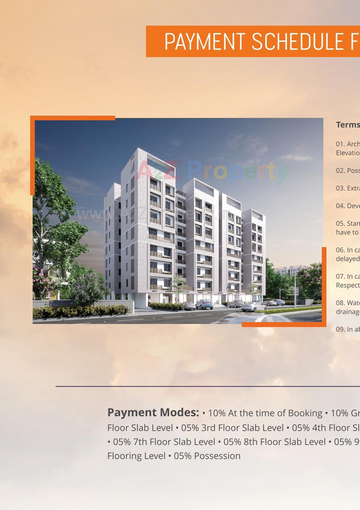 3D Elevation of real estate project Samruddhi Hayosha located at Kapurai, Vadodara, Gujarat
