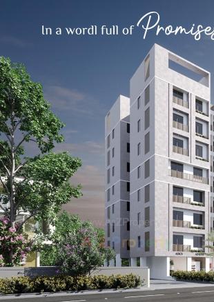 Elevation of real estate project Samruddhi Hayosha located at Kapurai, Vadodara, Gujarat