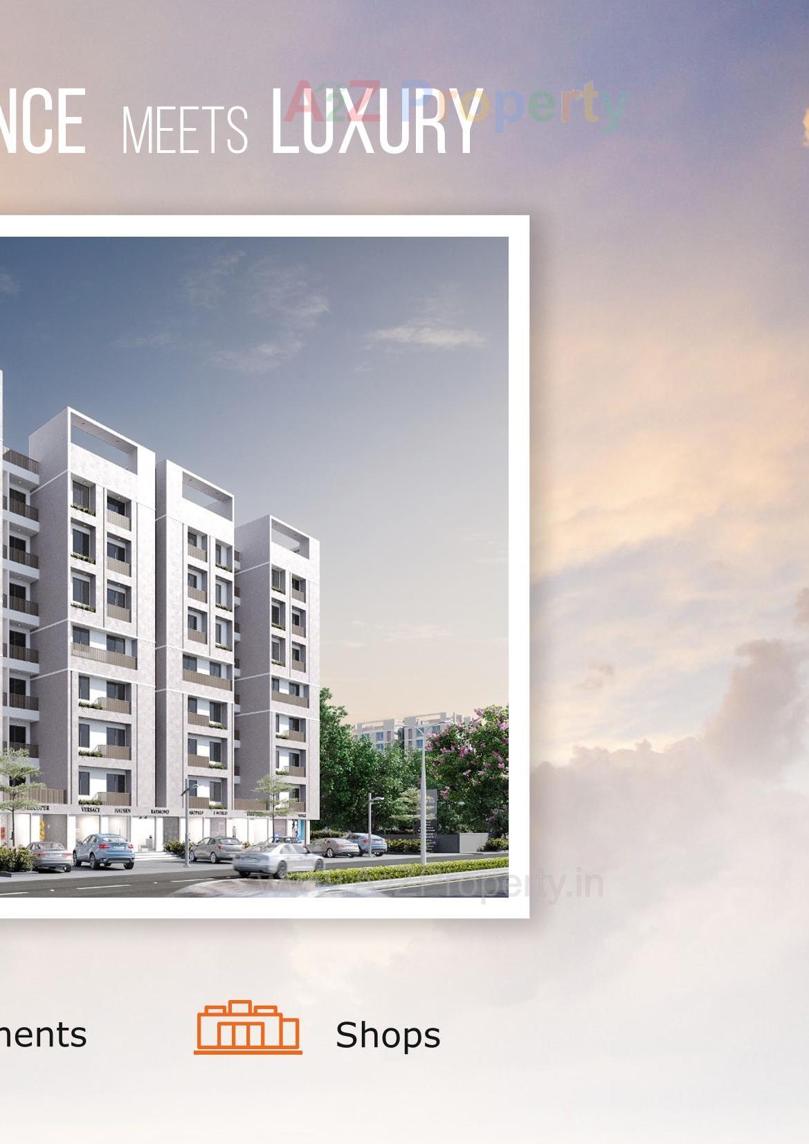 3D Elevation of real estate project Samruddhi Hayosha located at Kapurai, Vadodara, Gujarat