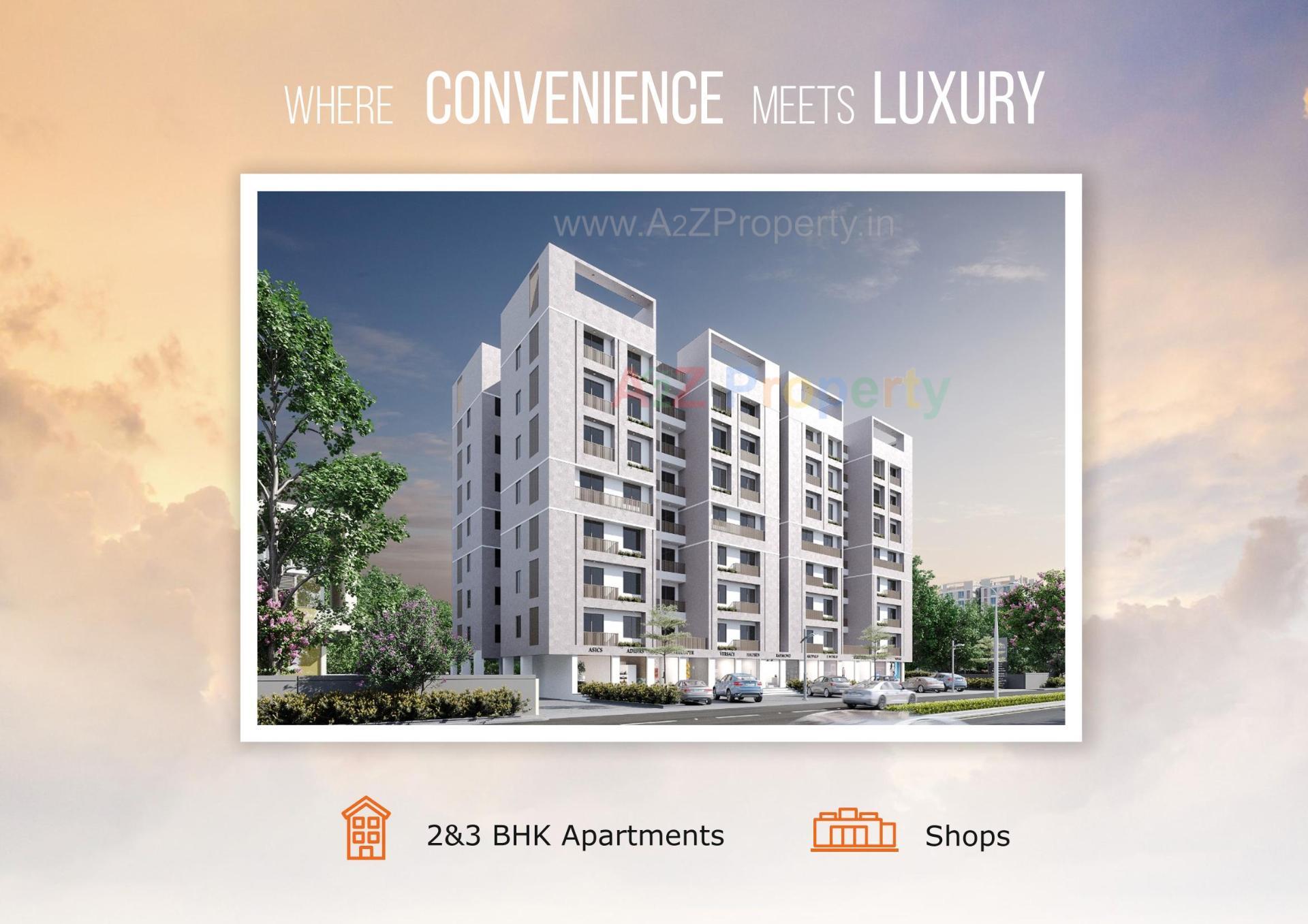 3D Elevation of real estate project Samruddhi Hayosha located at Kapurai, Vadodara, Gujarat