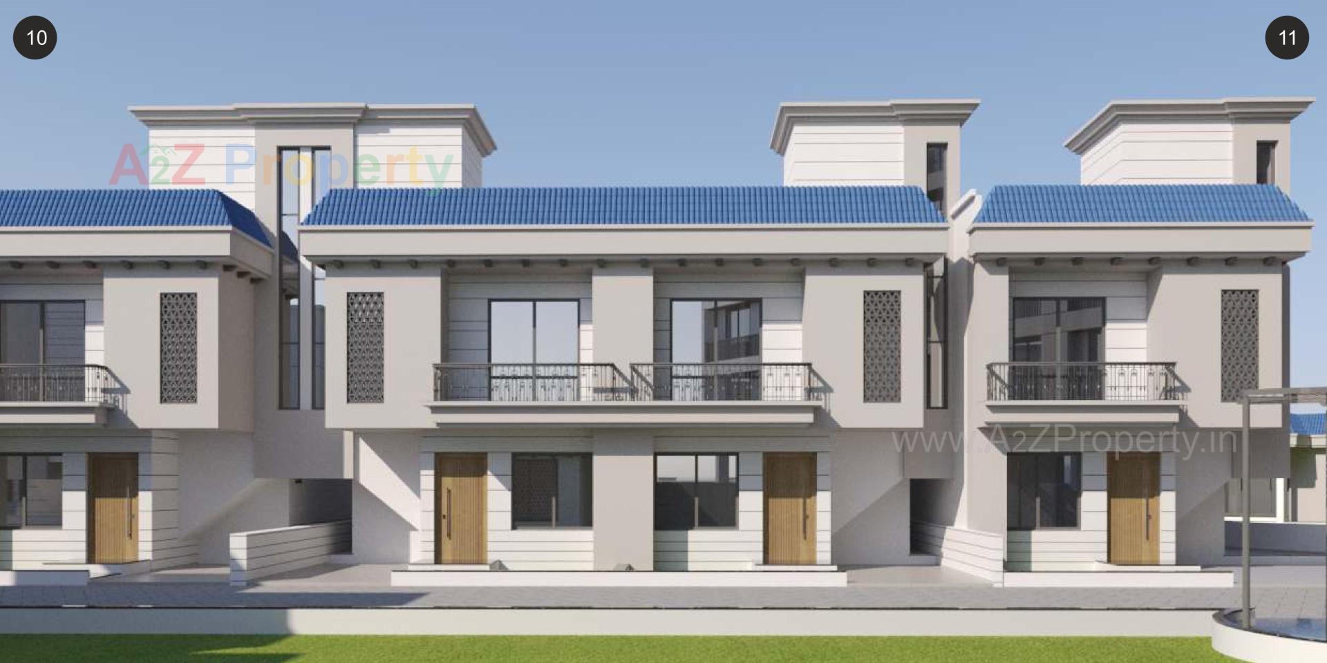 3D Elevation of real estate project Samruddhi Prarambh located at Shree-portimbi, Vadodara, Gujarat