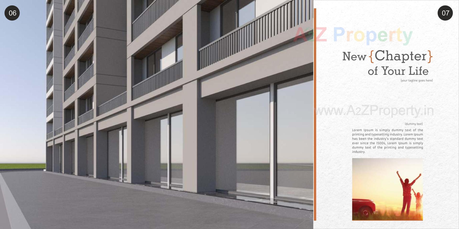 3D Elevation of real estate project Samruddhi Prarambh located at Shreeportimbi, Vadodara, Gujarat