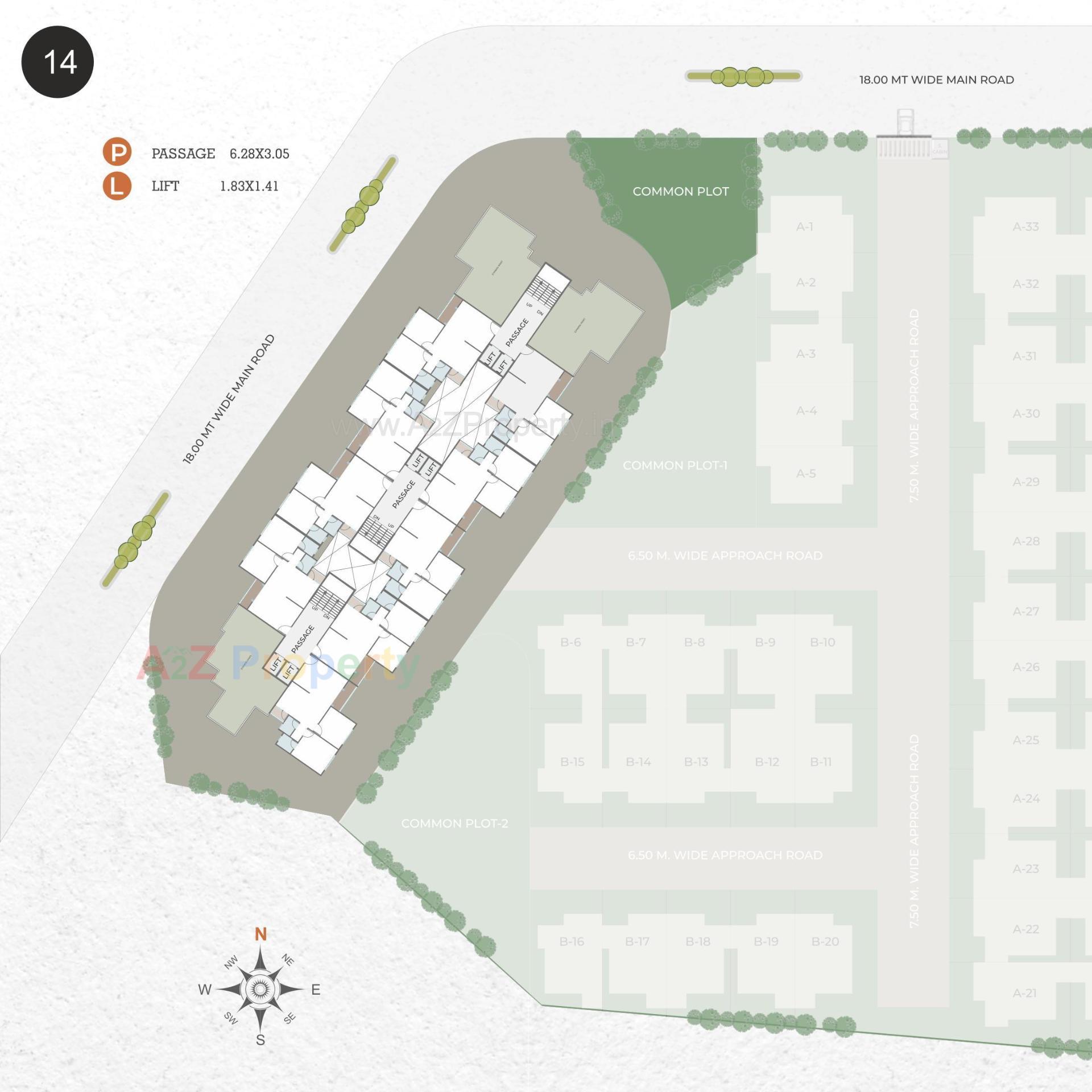 Layout of real estate project Samruddhi Prarambh located at Shreeportimbi, Vadodara, Gujarat