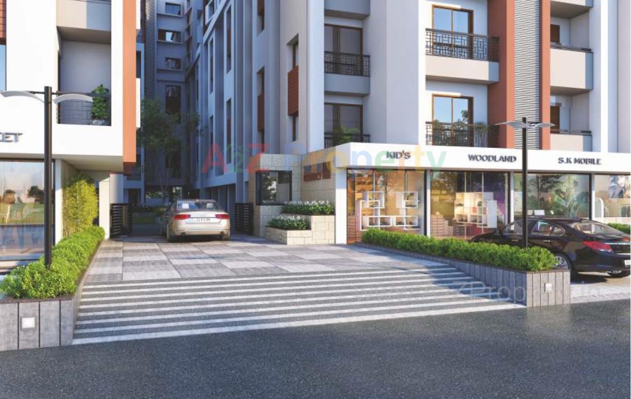 3D Elevation of real estate project Samruddhi Residency located at Danteshwar, Vadodara, Gujarat