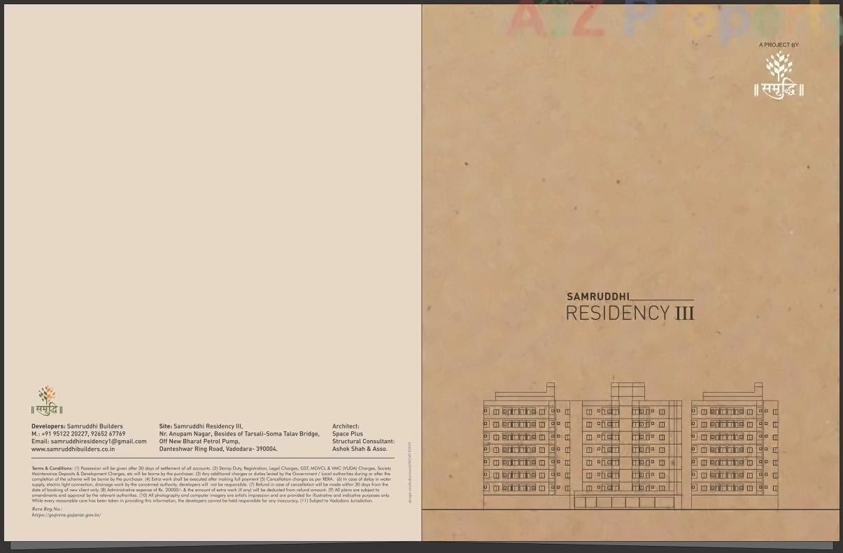  of real estate project Samruddhi Residency located at Danteshwar, Vadodara, Gujarat