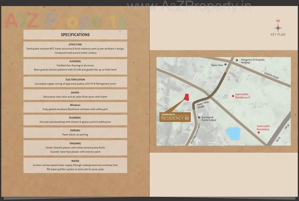  of real estate project Samruddhi Residency located at Danteshwar, Vadodara, Gujarat