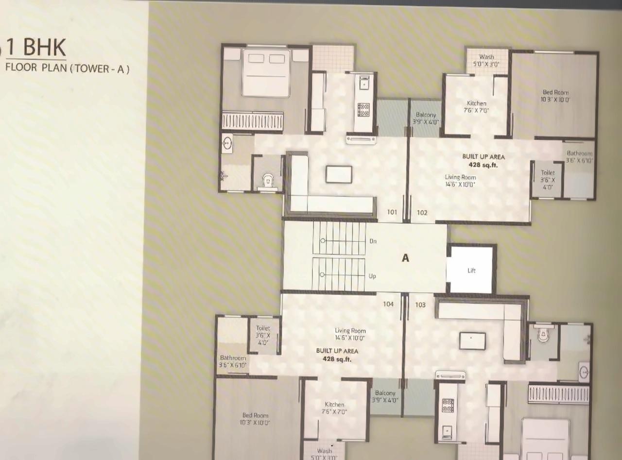 Layout of real estate project Samruddhi Residency Ii located at Danteshwar, Vadodara, Gujarat