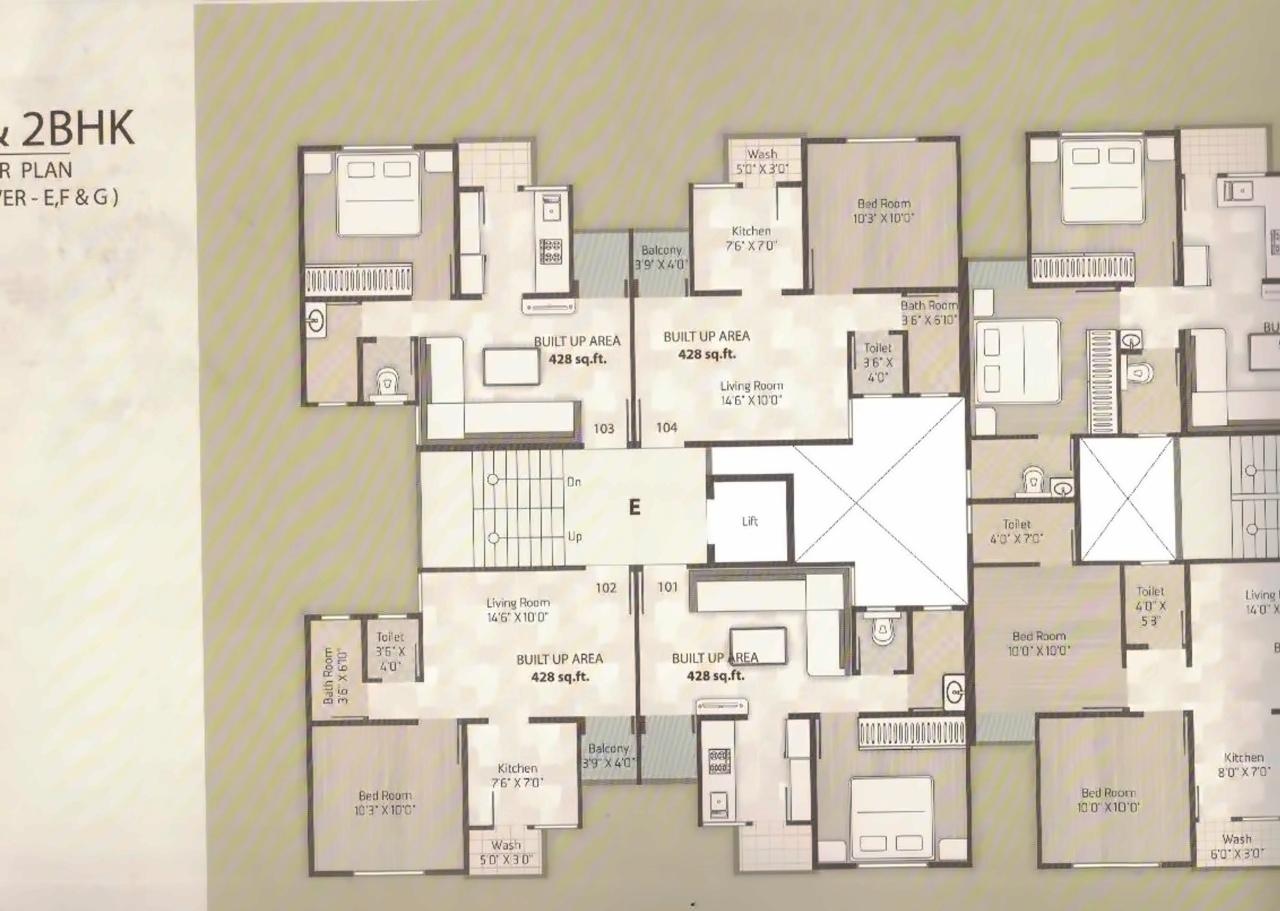 Layout of real estate project Samruddhi Residency Ii located at Danteshwar, Vadodara, Gujarat