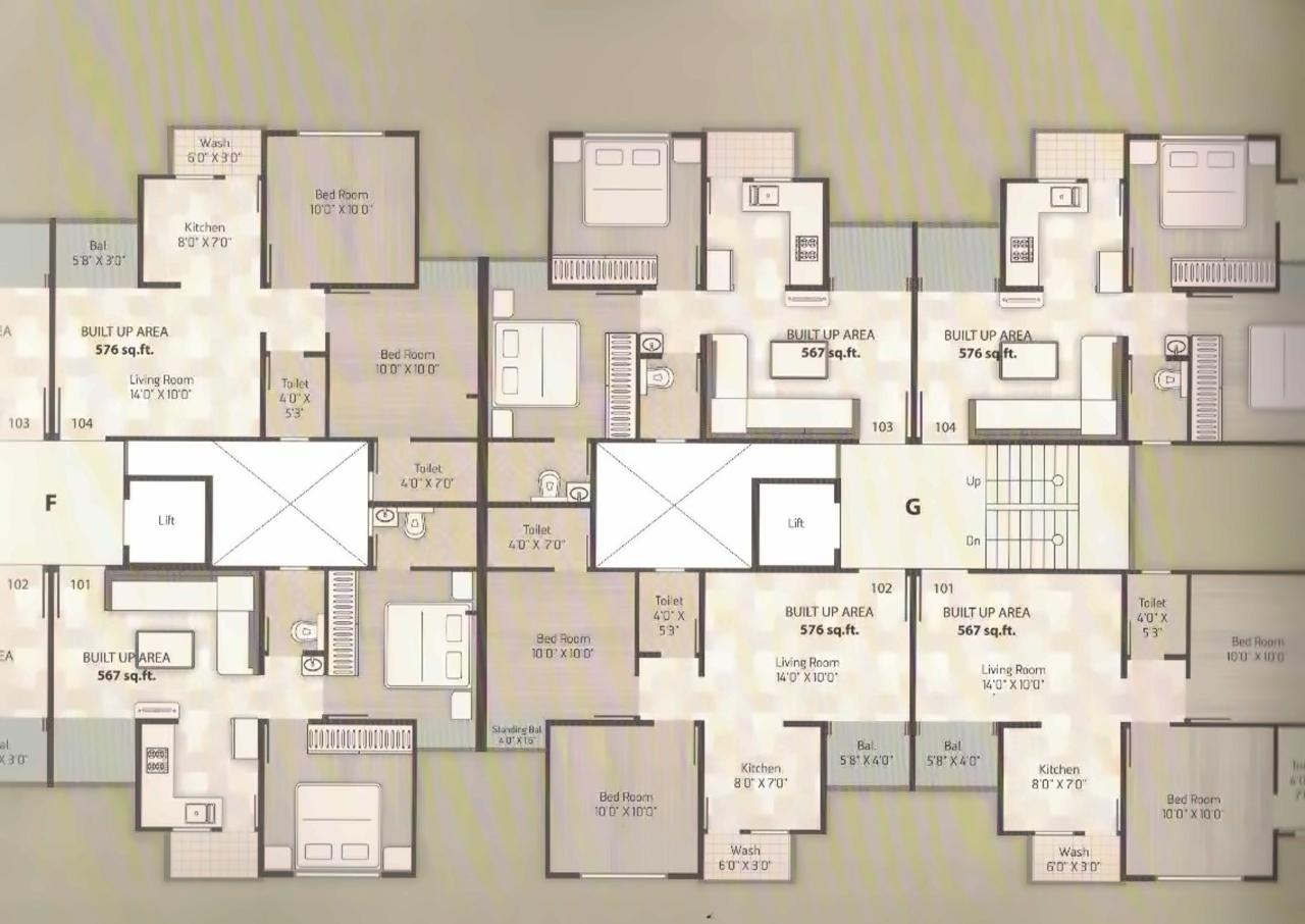 Layout of real estate project Samruddhi Residency Ii located at Danteshwar, Vadodara, Gujarat