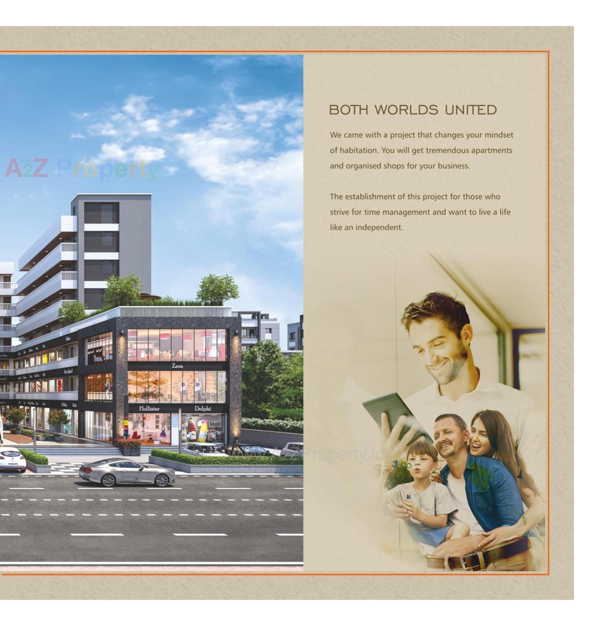 3D Elevation of real estate project Samruddhi Safalya located at Vadodara, Vadodara, Gujarat