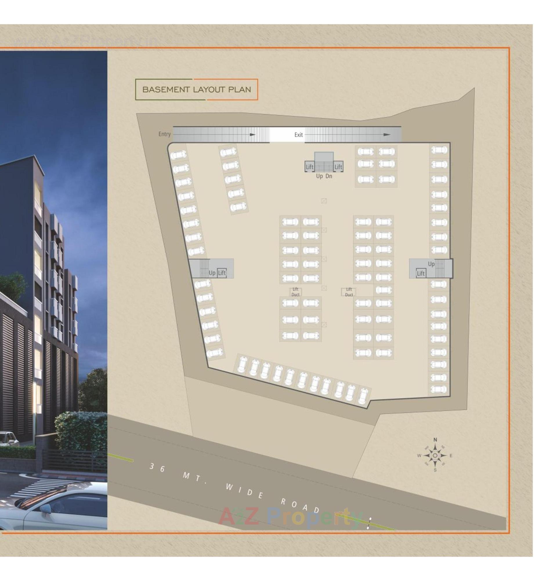 Layout of real estate project Samruddhi Safalya located at Vadodara, Vadodara, Gujarat