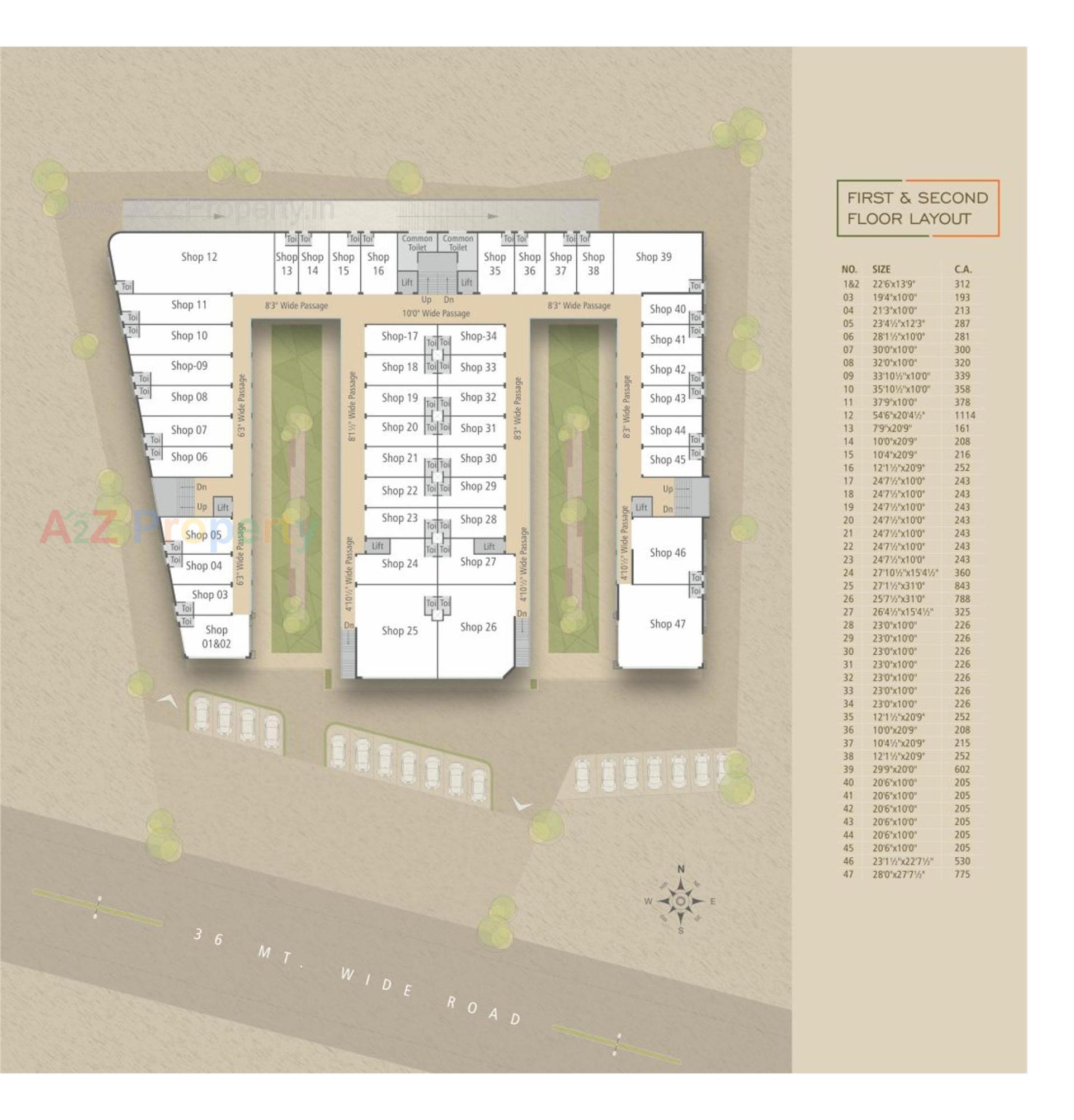 Layout of real estate project Samruddhi Safalya located at Vadodara, Vadodara, Gujarat
