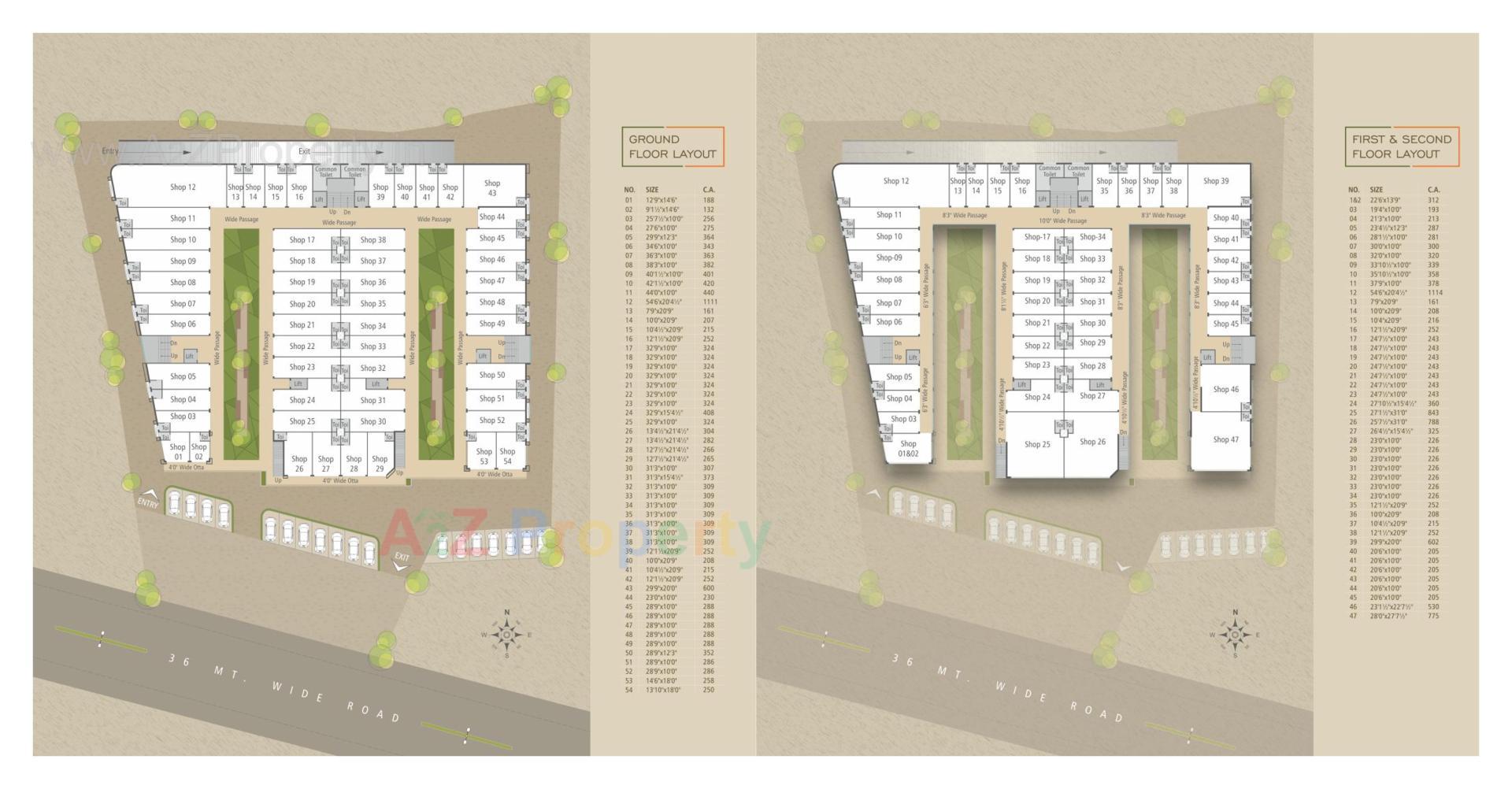 Layout of real estate project Samruddhi Safalya located at Vadodara, Vadodara, Gujarat