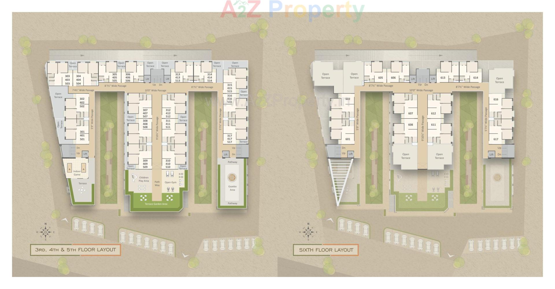 Layout of real estate project Samruddhi Safalya located at Vadodara, Vadodara, Gujarat