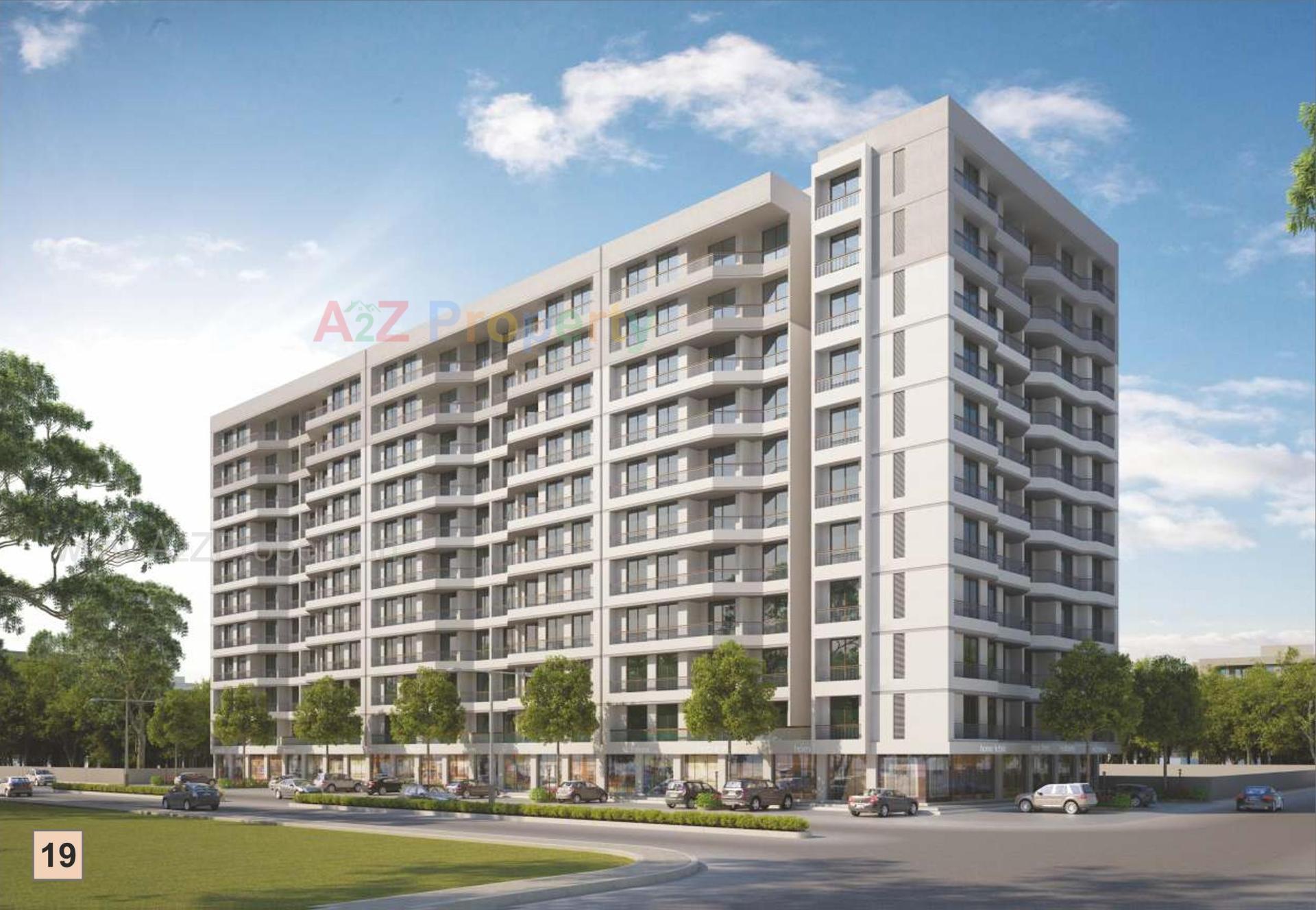 3D Elevation of real estate project Samruddhi Saffron located at Kapurai, Vadodara, Gujarat