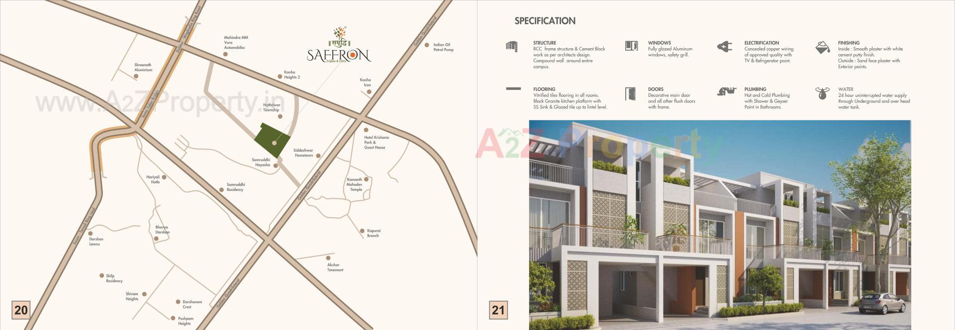  of real estate project Samruddhi Saffron located at Kapurai, Vadodara, Gujarat