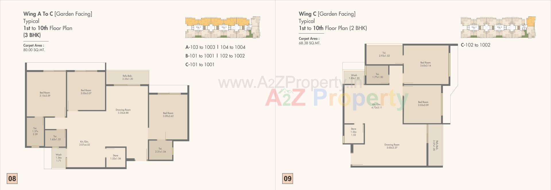Layout of real estate project Samruddhi Saffron located at Kapurai, Vadodara, Gujarat