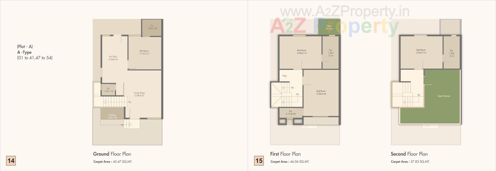Layout of real estate project Samruddhi Saffron located at Kapurai, Vadodara, Gujarat