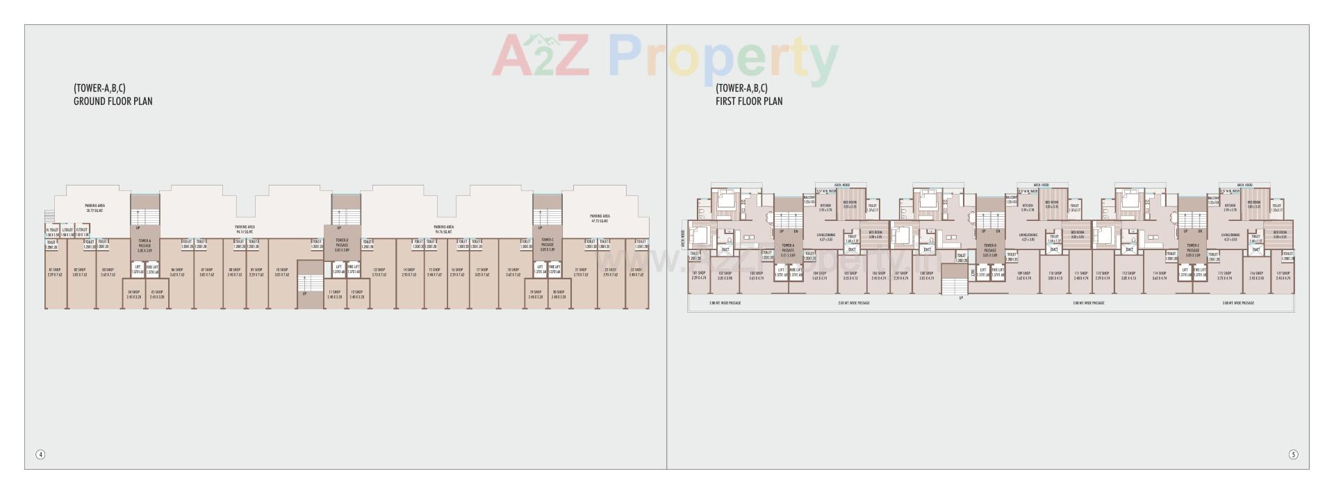 Layout of real estate project Samruddhi Silver located at Atladra, Vadodara, Gujarat