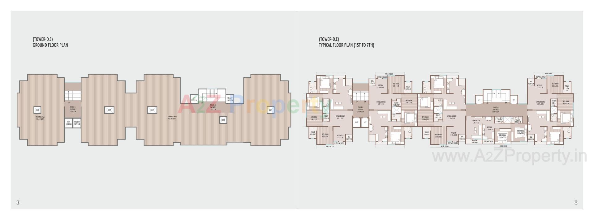 Layout of real estate project Samruddhi Silver located at Atladra, Vadodara, Gujarat