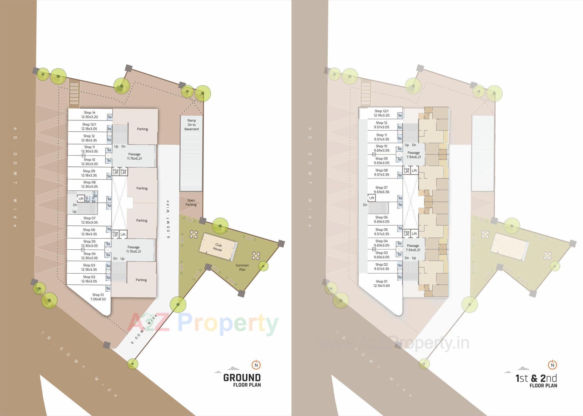 Layout of real estate project Samruddhi Sky Onyx located at Makarpura, Vadodara, Gujarat