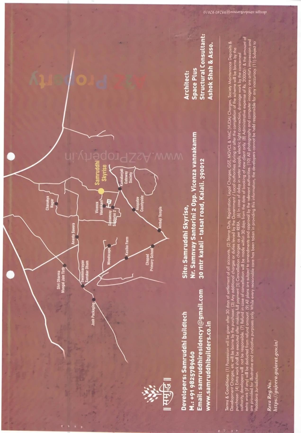  of real estate project Samruddhi Skyrise located at Kalali, Vadodara, Gujarat