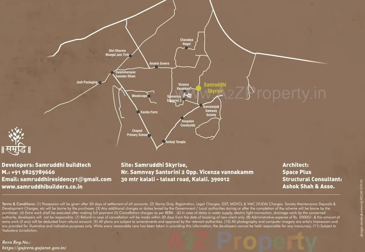  of real estate project Samruddhi Skyrise Ii located at Kalali, Vadodara, Gujarat
