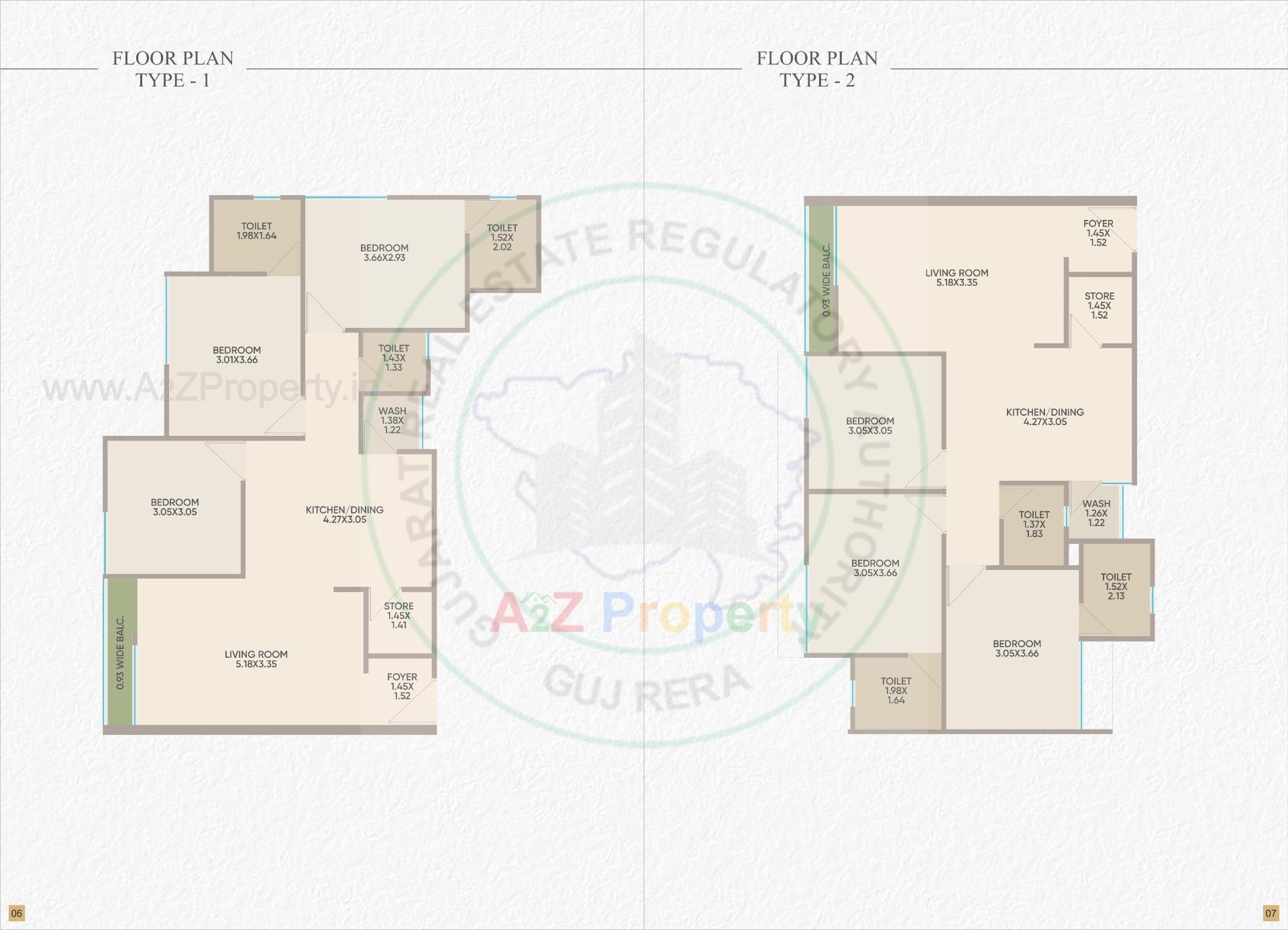 Layout of real estate project Samruddhi Sunshine located at Makarpura, Vadodara, Gujarat