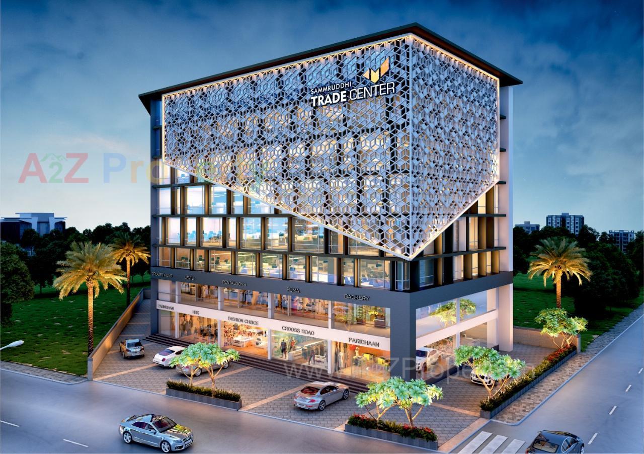 3D Elevation of real estate project Samruddhi Trade Center located at Danteshwar, Vadodara, Gujarat