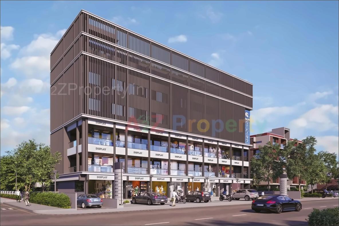 3D Elevation of real estate project Samyak Status located at Vasna, Vadodara, Gujarat