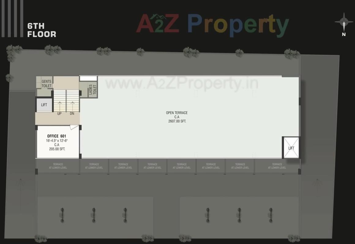 Layout of real estate project Samyak Status located at Vasna, Vadodara, Gujarat