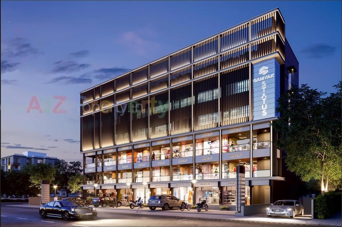 3D Elevation of real estate project Samyak Status located at Vasna, Vadodara, Gujarat