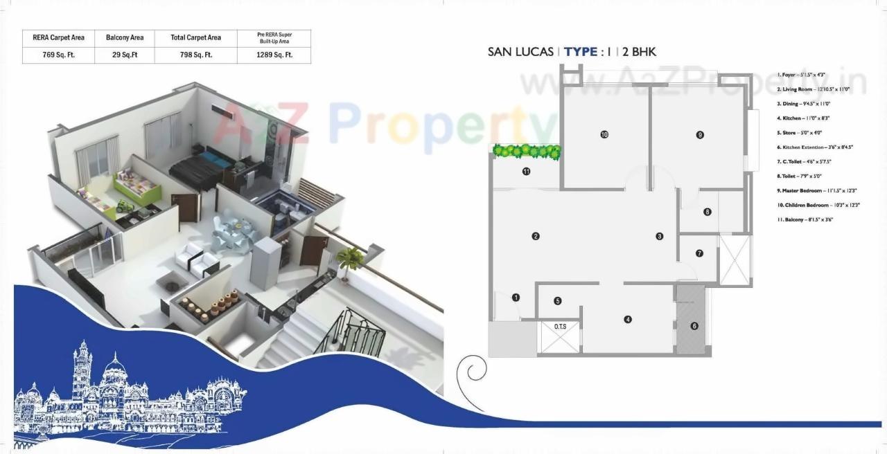 Layout of real estate project San Lucas located at Bhayli, Vadodara, Gujarat