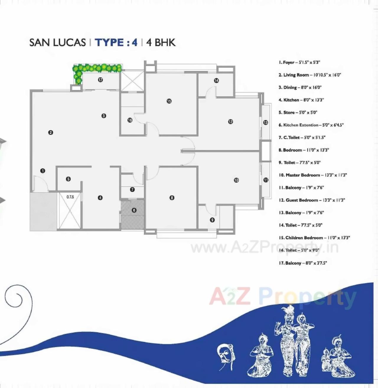 Layout of real estate project San Lucas located at Bhayli, Vadodara, Gujarat