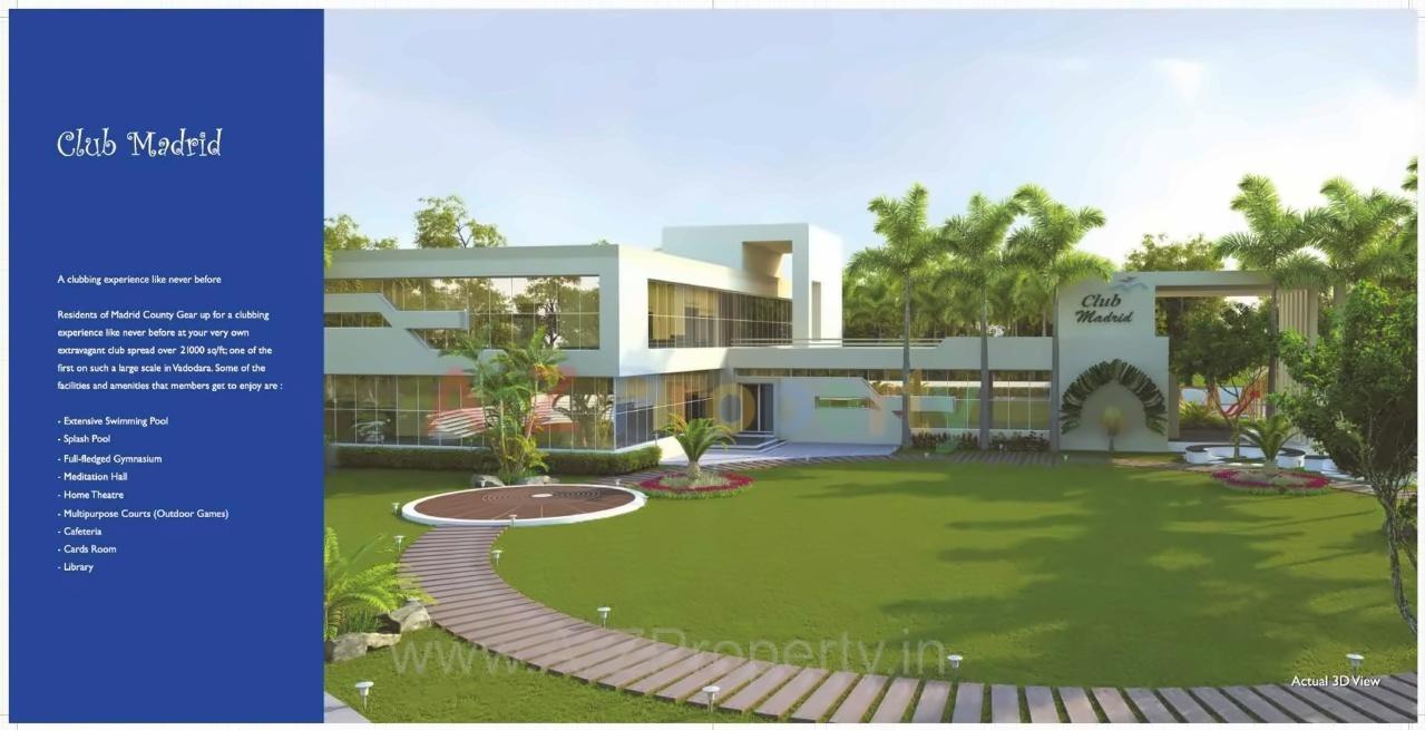 3D Elevation of real estate project San Lucas located at Bhayli, Vadodara, Gujarat