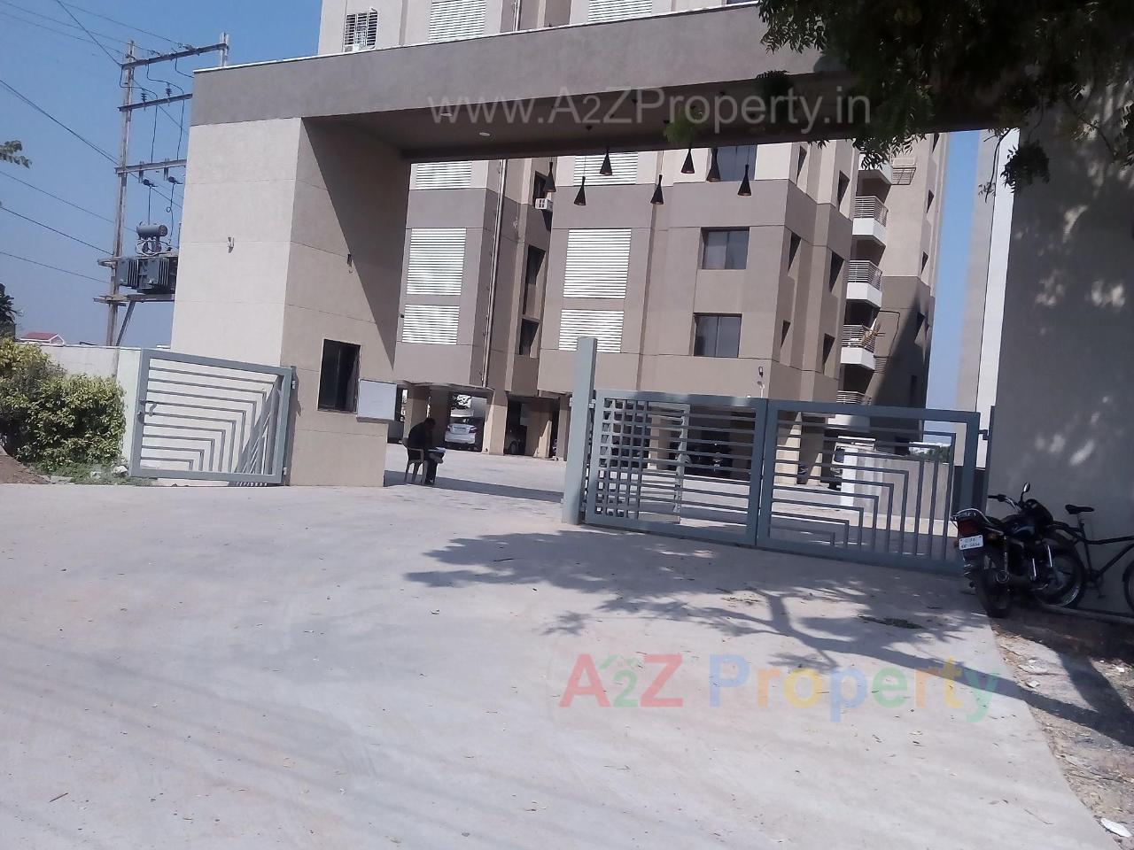 3D Elevation of real estate project Sangani Skyz located at Bhayli, Vadodara, Gujarat