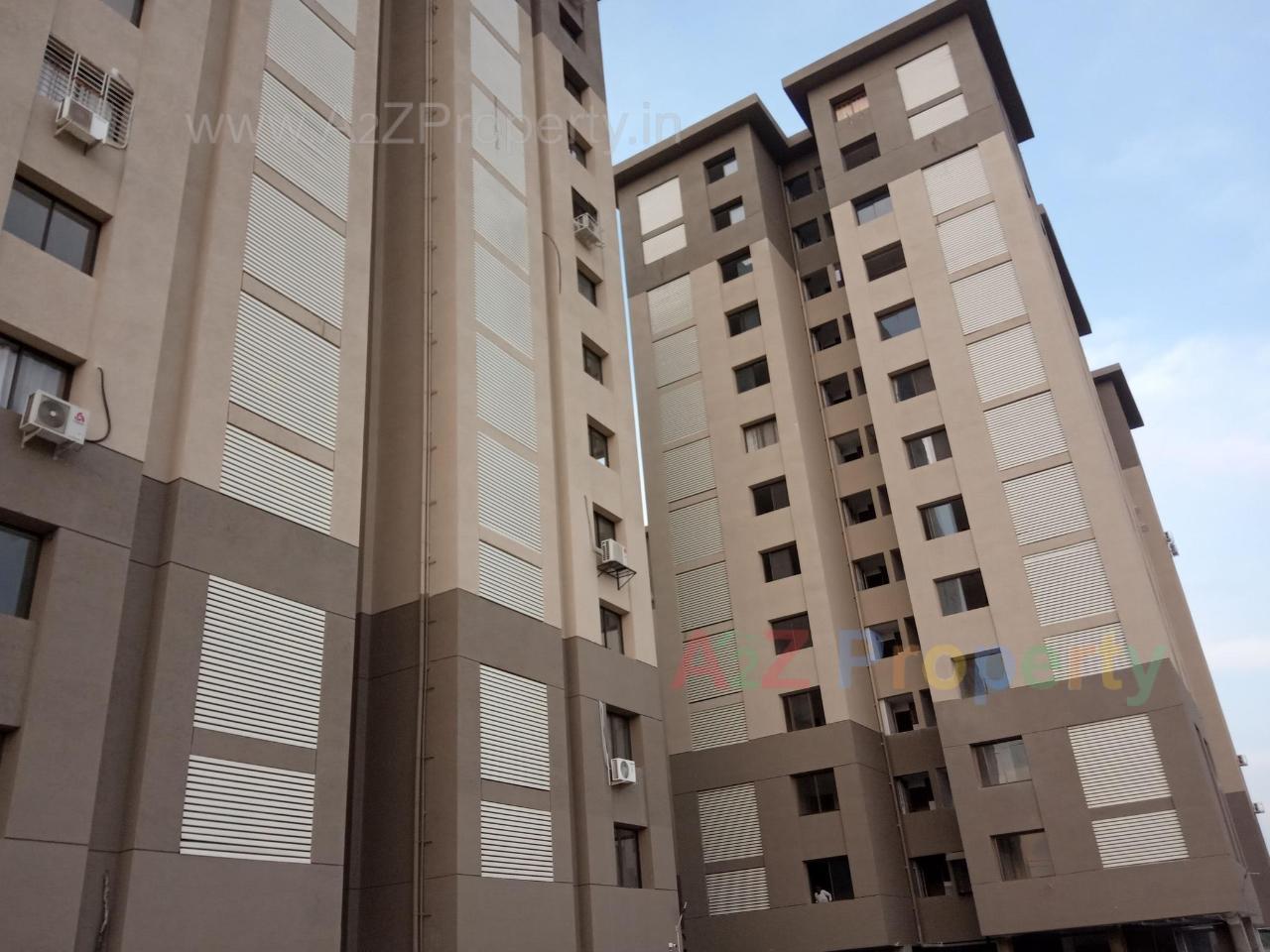 3D Elevation of real estate project Sangani Skyz located at Bhayli, Vadodara, Gujarat