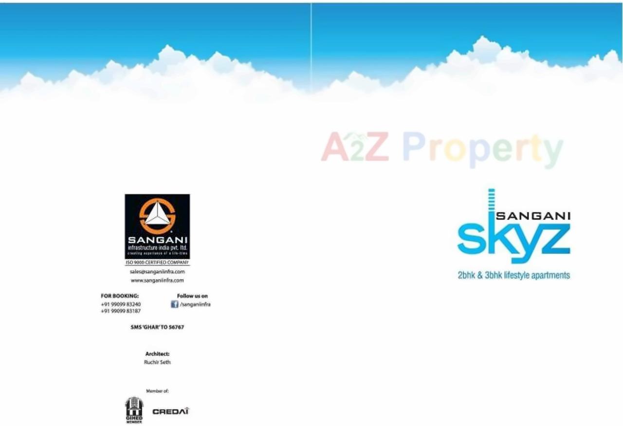  of real estate project Sangani Skyz located at Bhayli, Vadodara, Gujarat