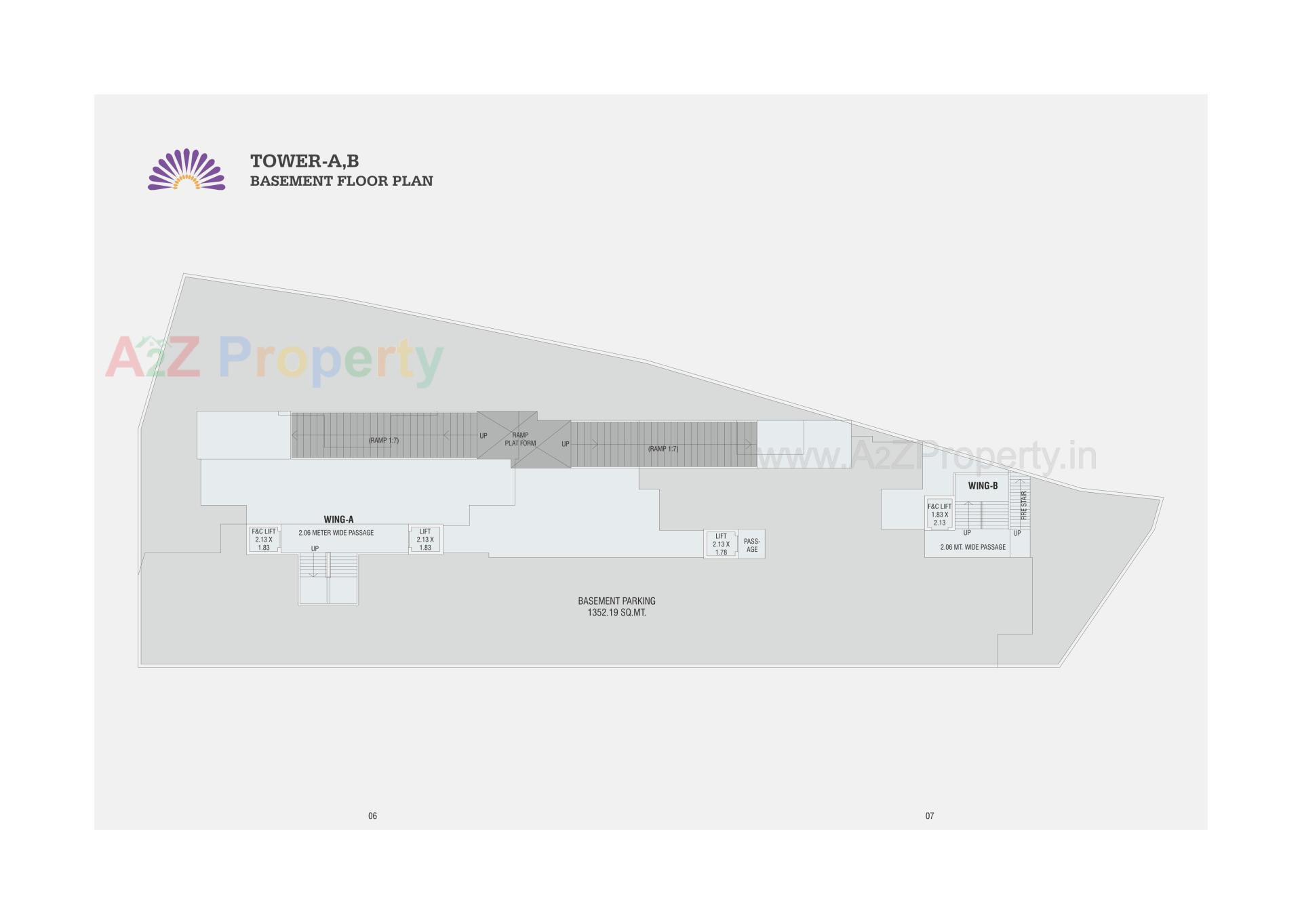 Layout of real estate project Sanidhya Aster located at Bill, Vadodara, Gujarat